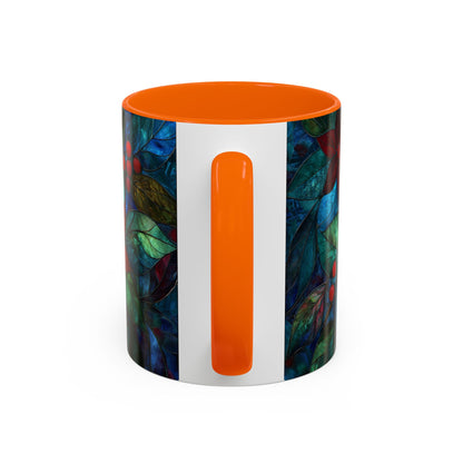 Christmas Poinsettia Floral Coffee Ceramic Mug