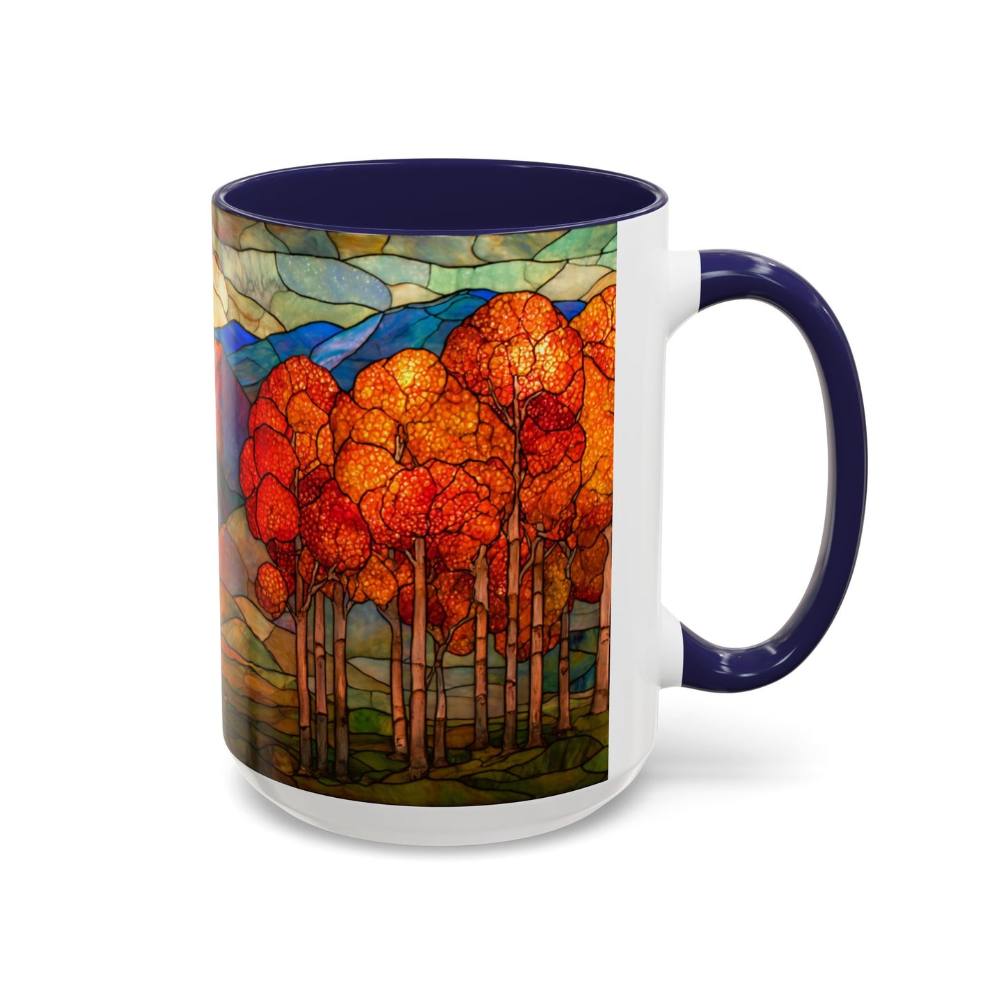 Autumn Stained Glass Effect  Coffee Mug