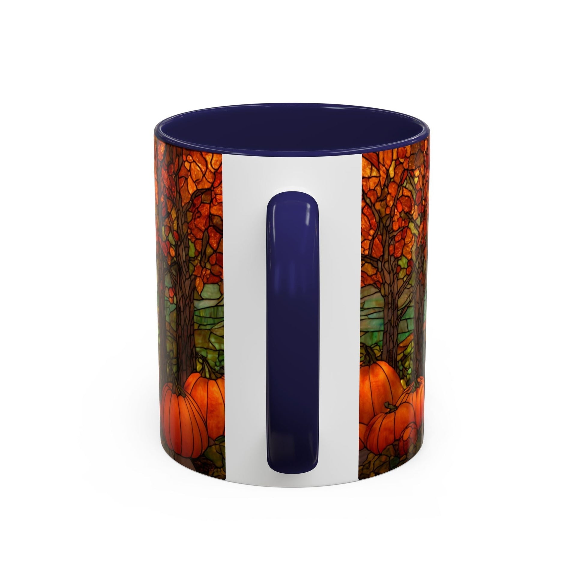 Fall Pumpkin Stained Glass