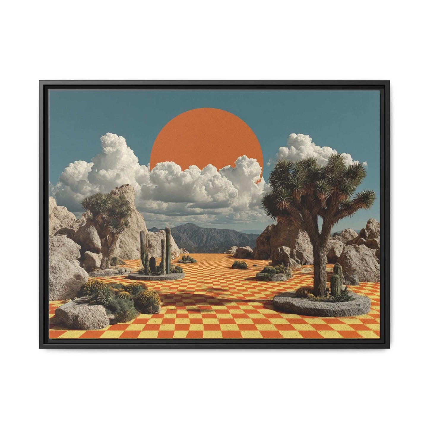 Orange Checkered Desert