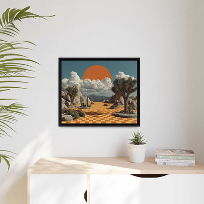 Orange Checkered Desert