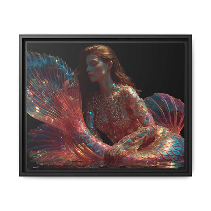 Mermaid Framed Canvas Wall Art