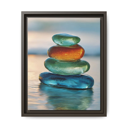 Stone Framed Canvas Wall Art