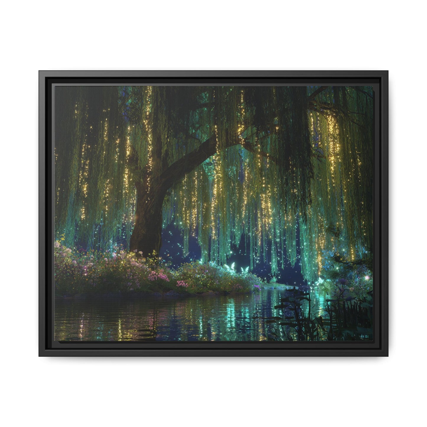 Magical Tree Framed Canvas Wall Art