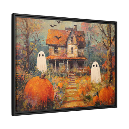 Autumn Ghost Framed Canvas Wall Art