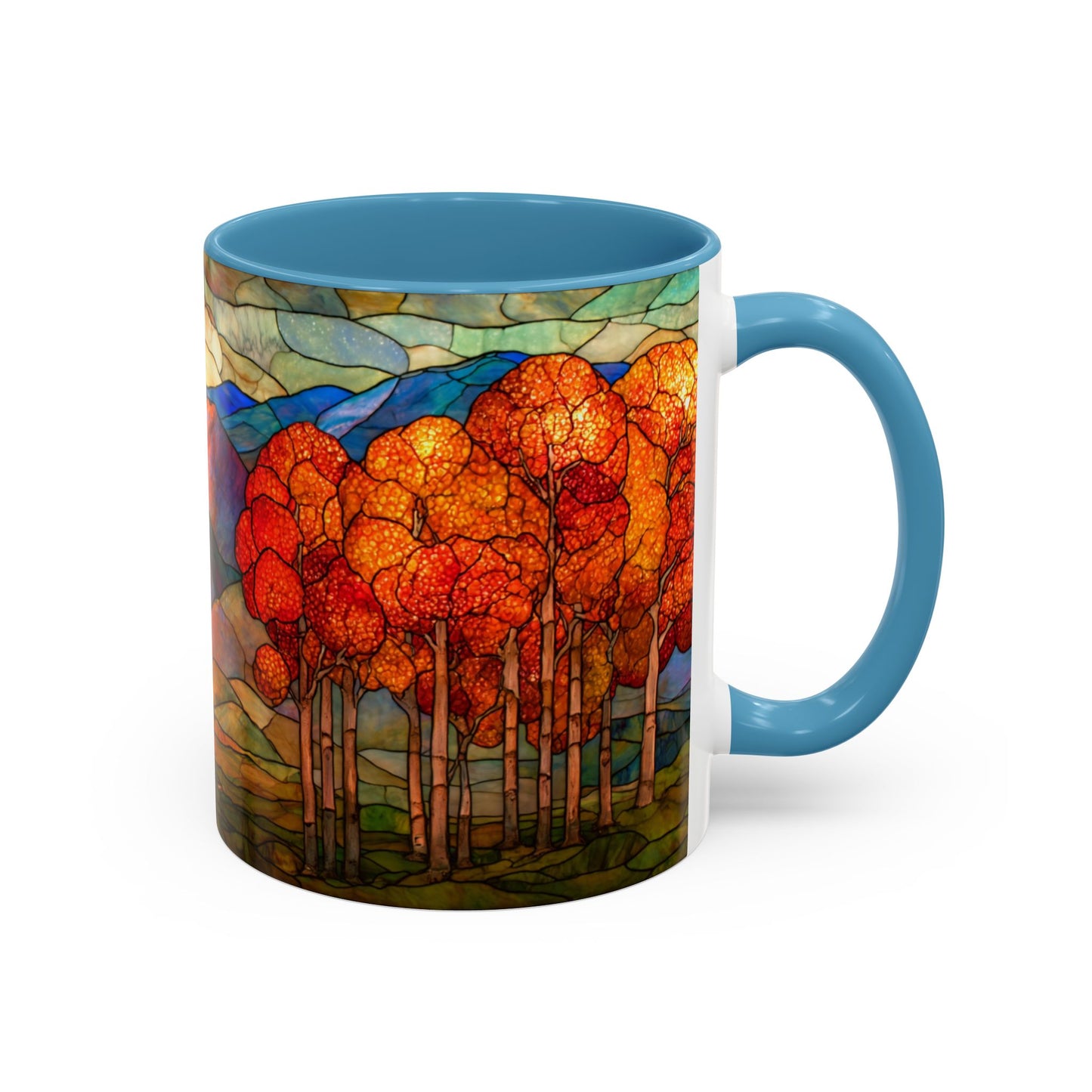 Autumn Stained Glass Effect  Coffee Mug