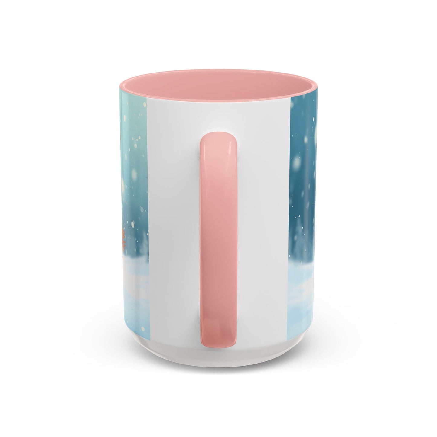 Winter Snowman Accent Coffee Ceramic Mug