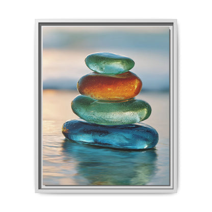 Stone Framed Canvas Wall Art