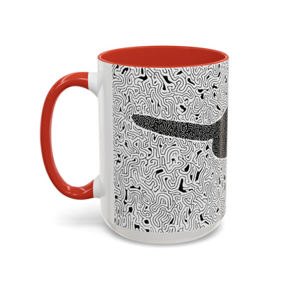 Black Cat Minimalist Coffee Mug
