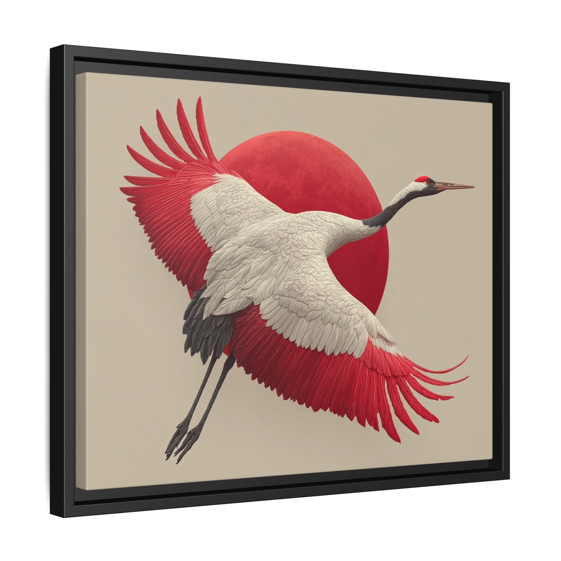 Japandi Ibis Bird Art