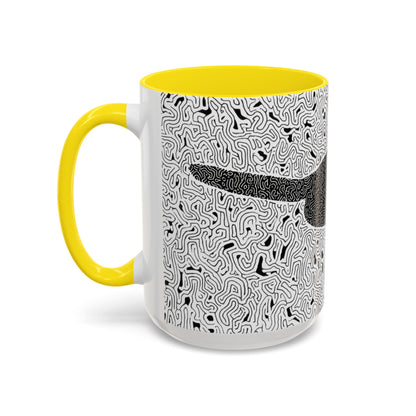 Black Cat Minimalist Coffee Mug