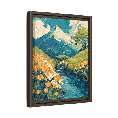  Mt Fuji Painted Style Canvas Wall Art