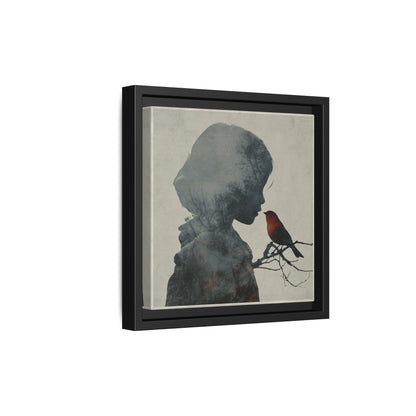 Child And Bird Silhouette