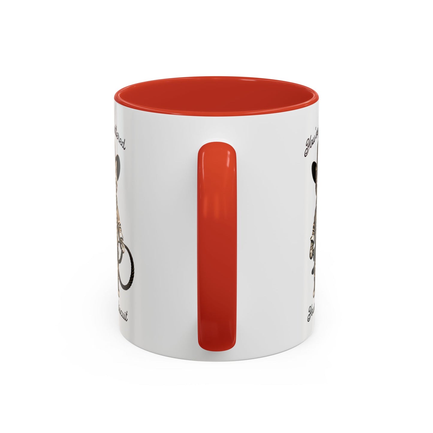 "You're Just Buttered Your Last Biscuit " Cowboy Kitty Mug