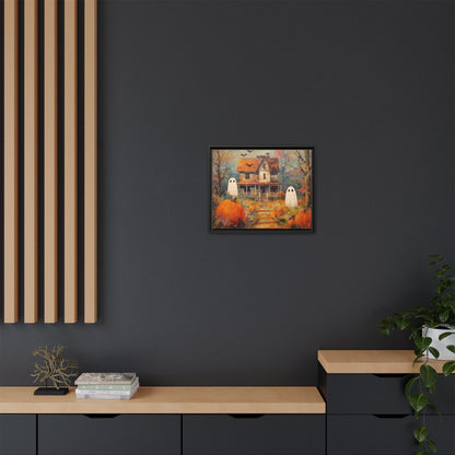 Autumn Ghost Framed Canvas Wall Art
