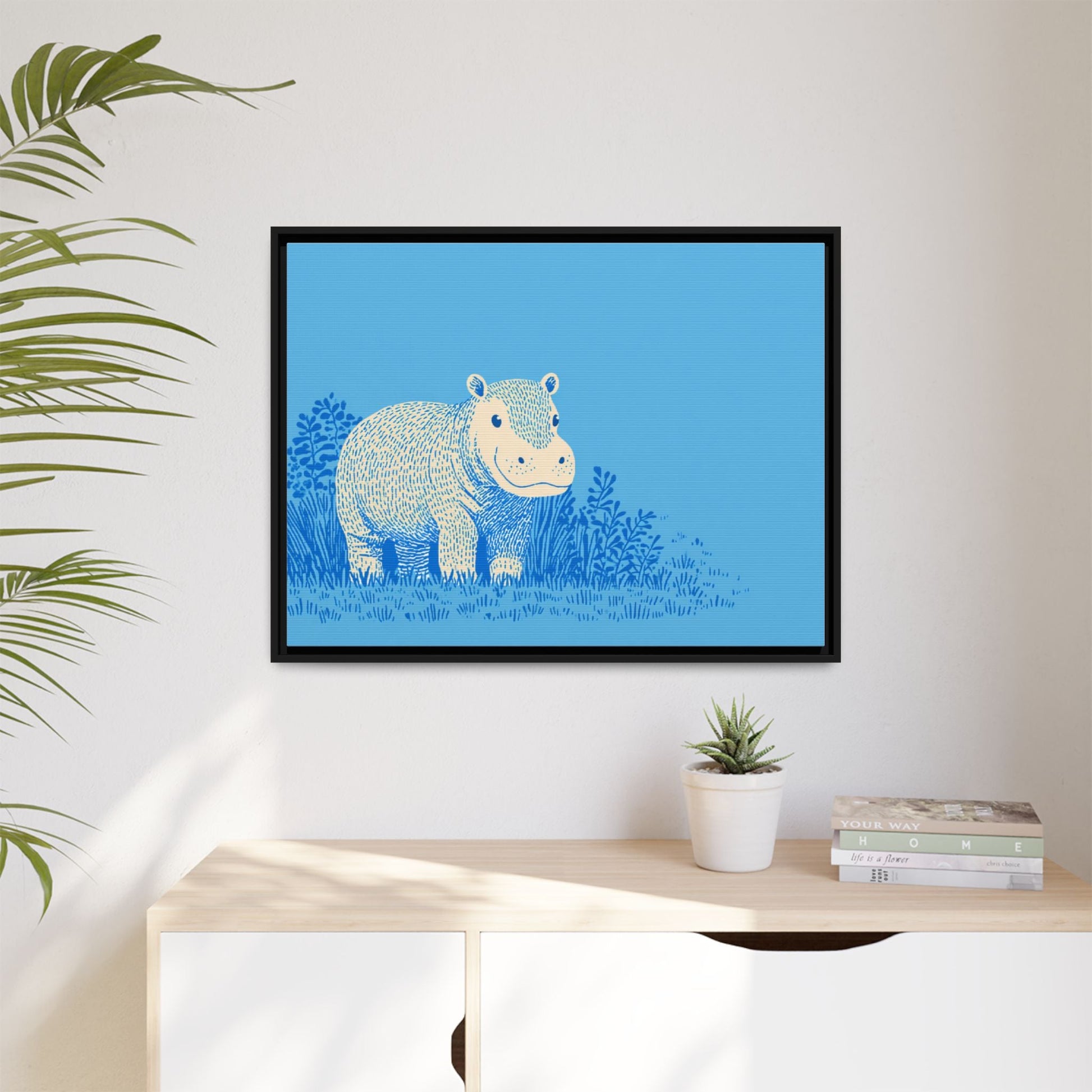 Cute Hippo Nursery