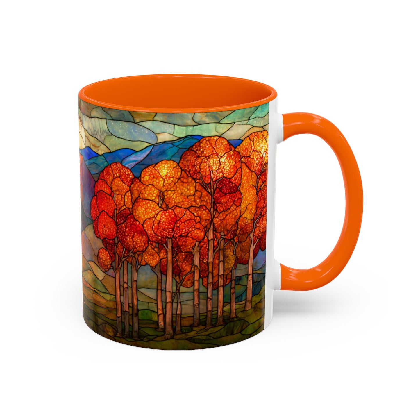 Autumn Stained Glass Effect  Coffee Mug