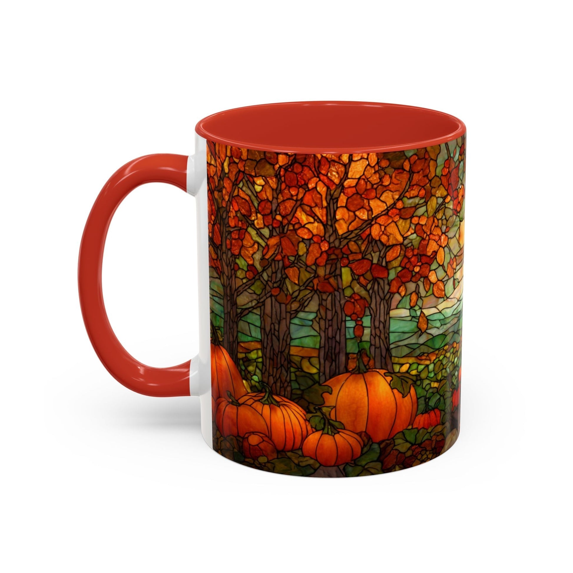 Fall Pumpkin Stained Glass