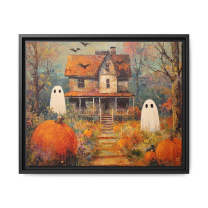 Autumn Ghost Framed Canvas Wall Art