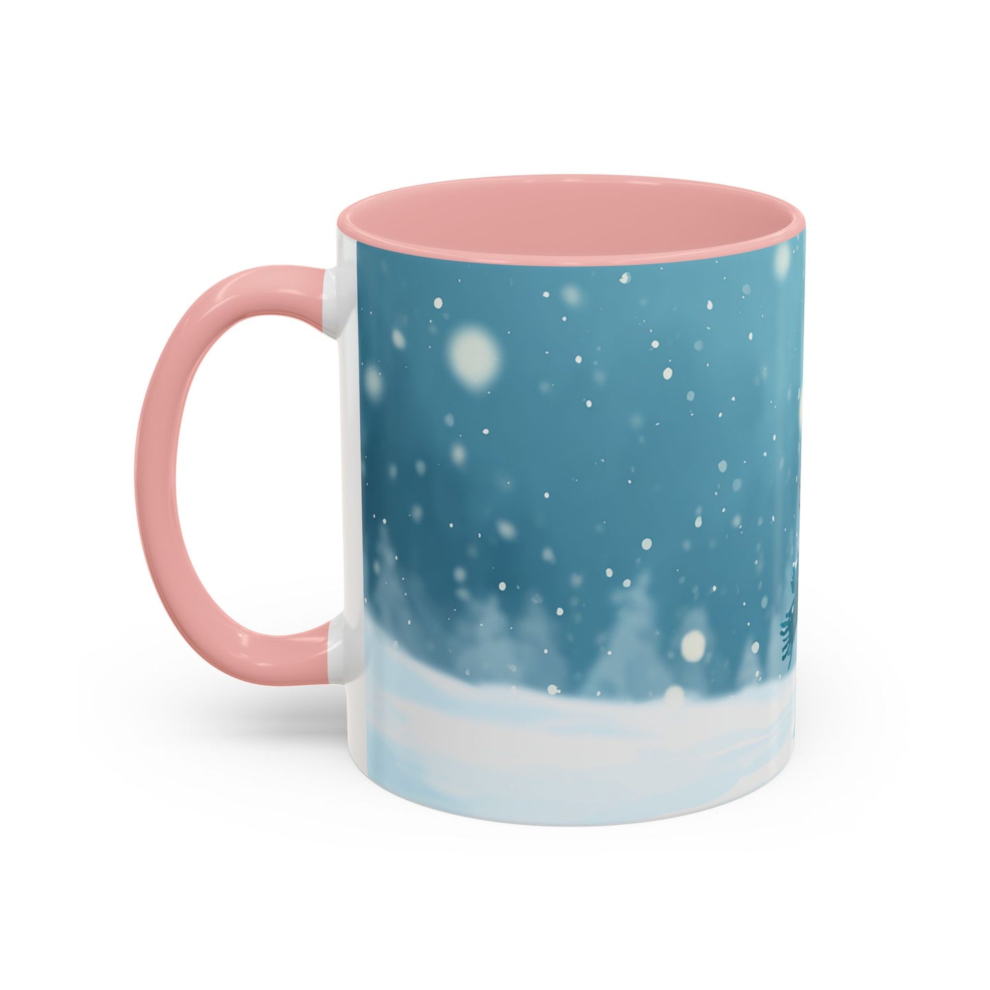 Winter Snowman Accent Coffee Ceramic Mug