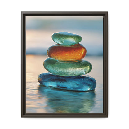 Stone Framed Canvas Wall Art