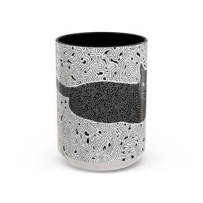 Black Cat Minimalist Coffee Mug