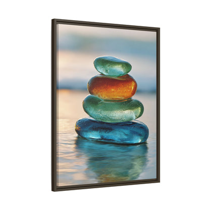 Stone Framed Canvas Wall Art