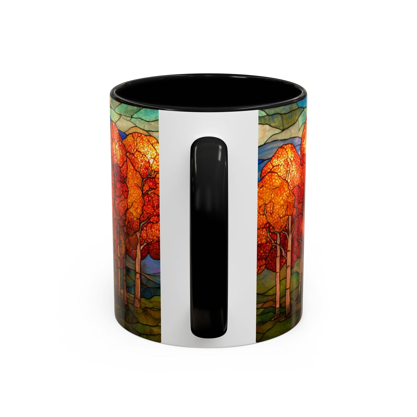 Autumn Stained Glass Effect  Coffee Mug