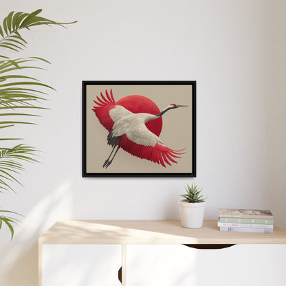 Japandi Ibis Bird Art