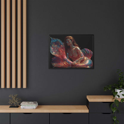Mermaid Framed Canvas Wall Art
