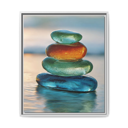 Stone Framed Canvas Wall Art