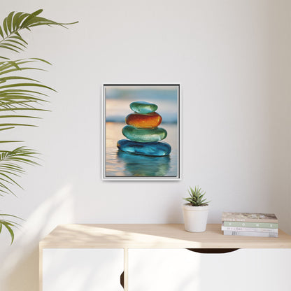 Stone Framed Canvas Wall Art