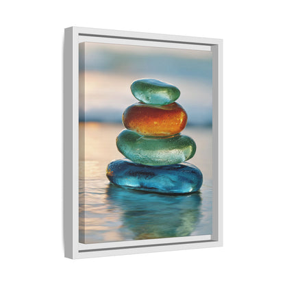 Stone Framed Canvas Wall Art