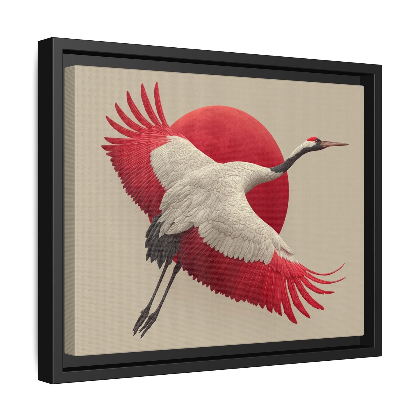 Japandi Ibis Bird Art