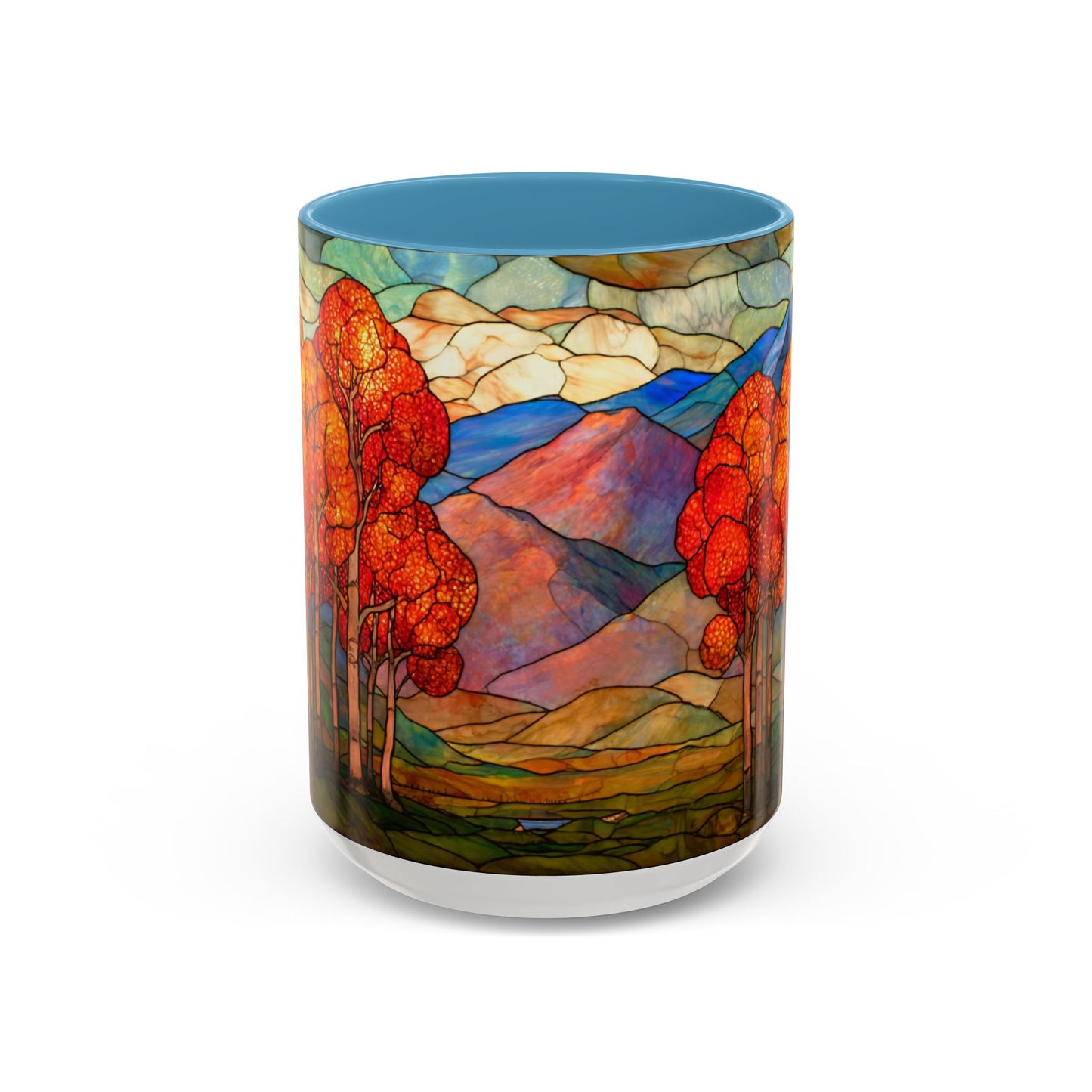 Autumn Stained Glass Effect  Coffee Mug