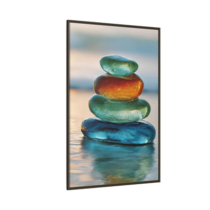 Stone Framed Canvas Wall Art