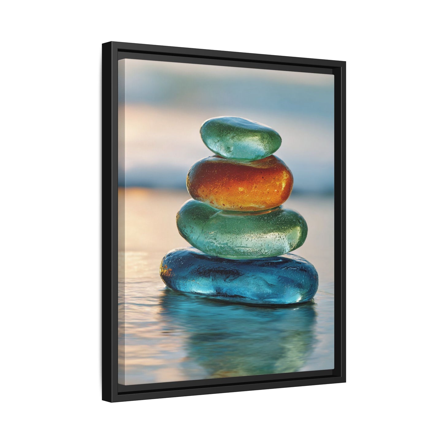 Stone Framed Canvas Wall Art