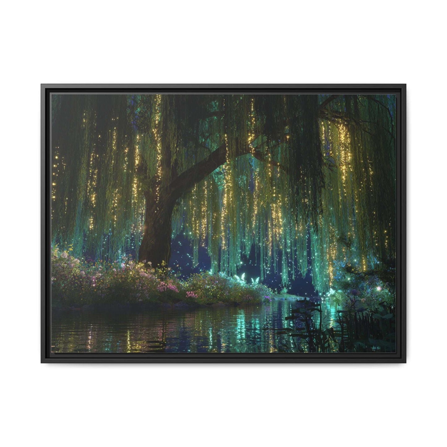 Magical Forest Framed Canvas
