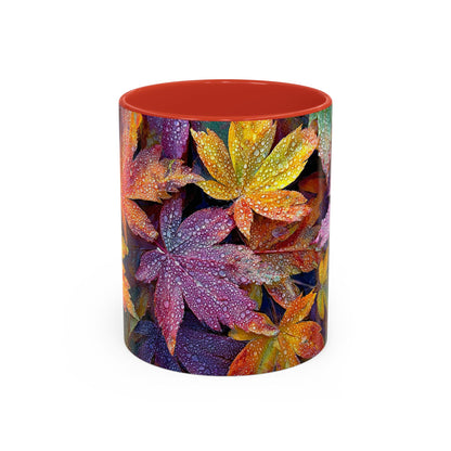 Autumn Leaves Coffee Ceramic Mug