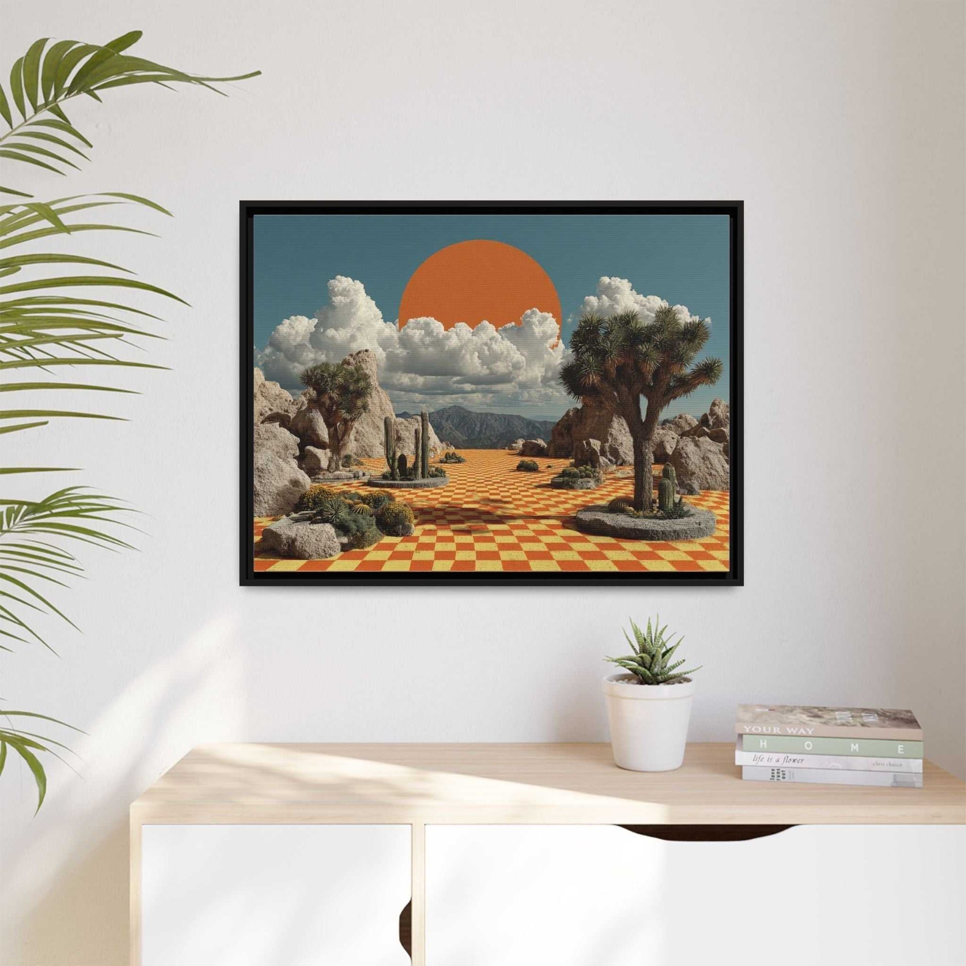 Orange Checkered Desert