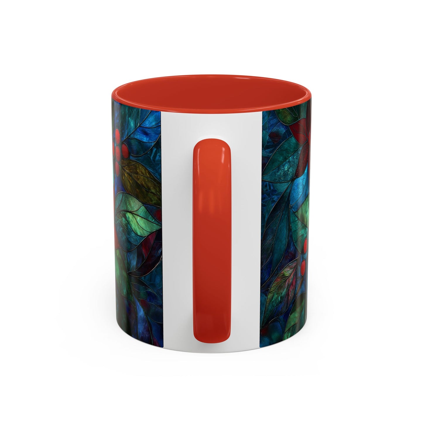 Christmas Poinsettia Floral Coffee Ceramic Mug