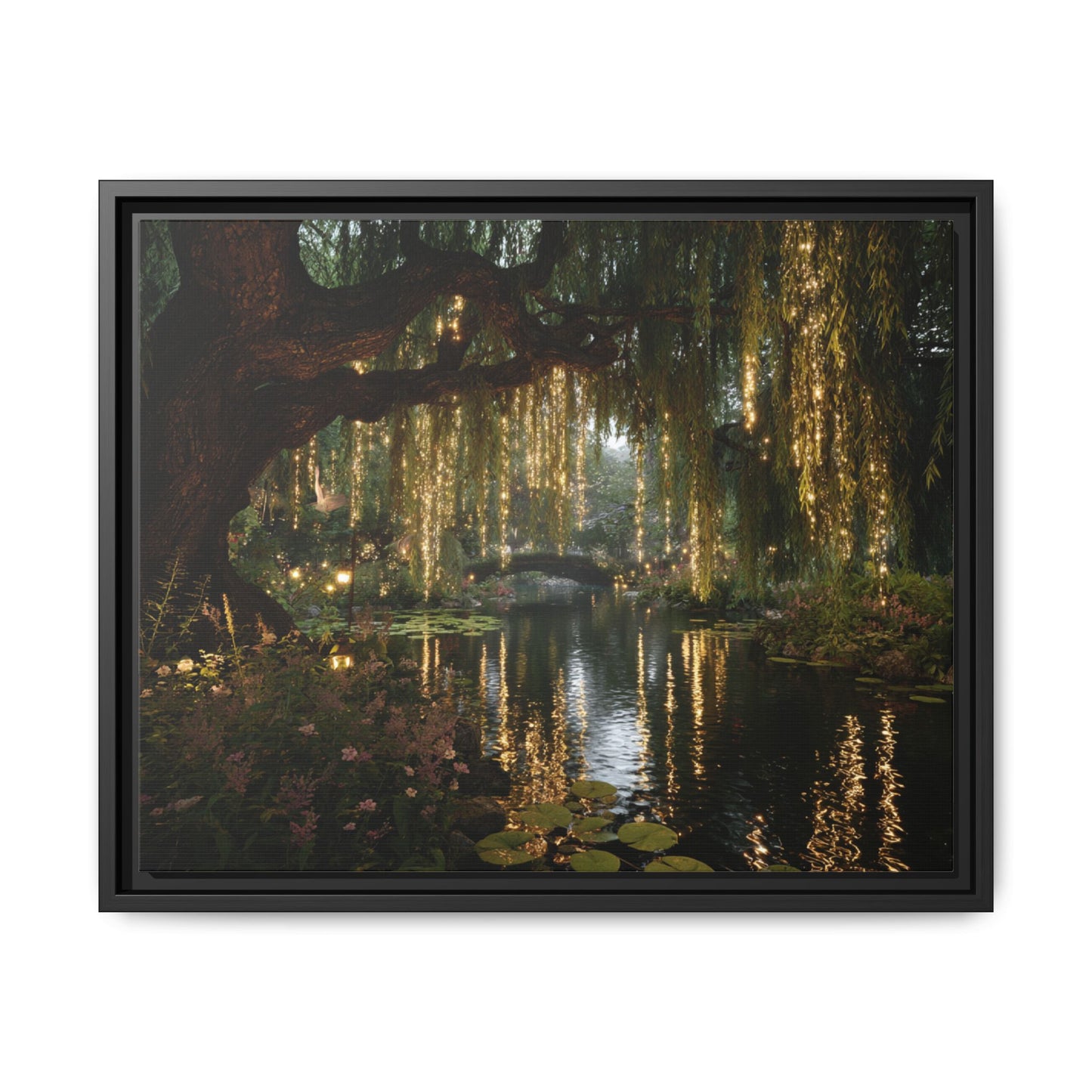 Magical Tree Framed Canvas Wall Art