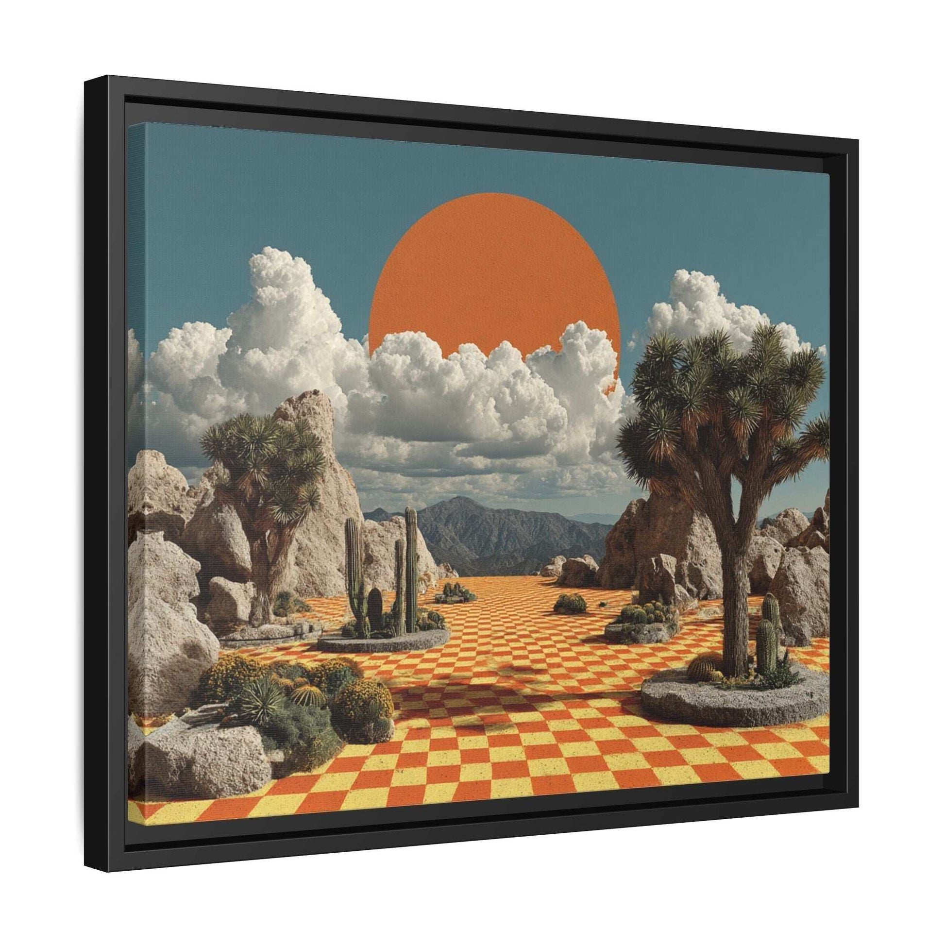 Orange Checkered Desert