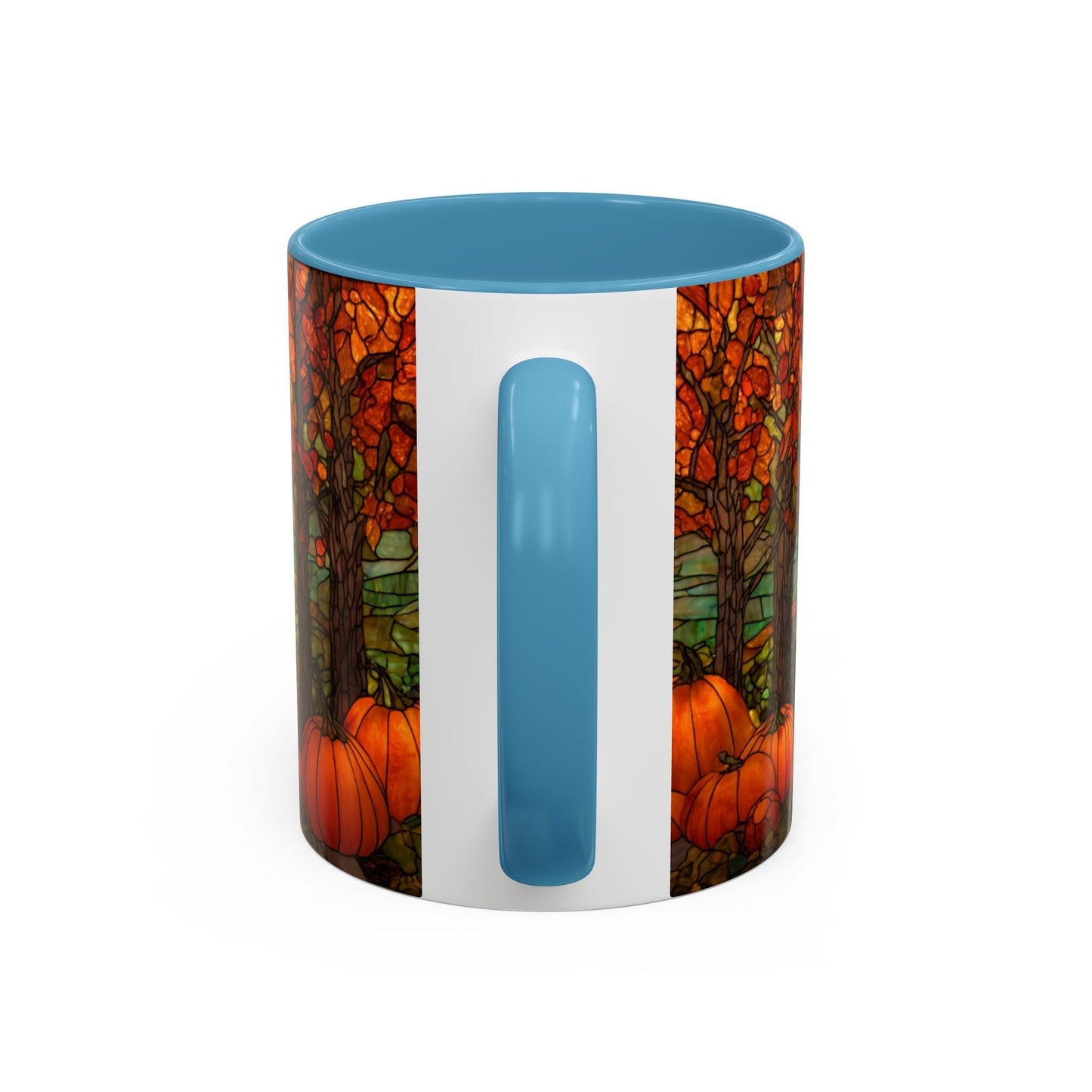 Fall Pumpkin Stained Glass