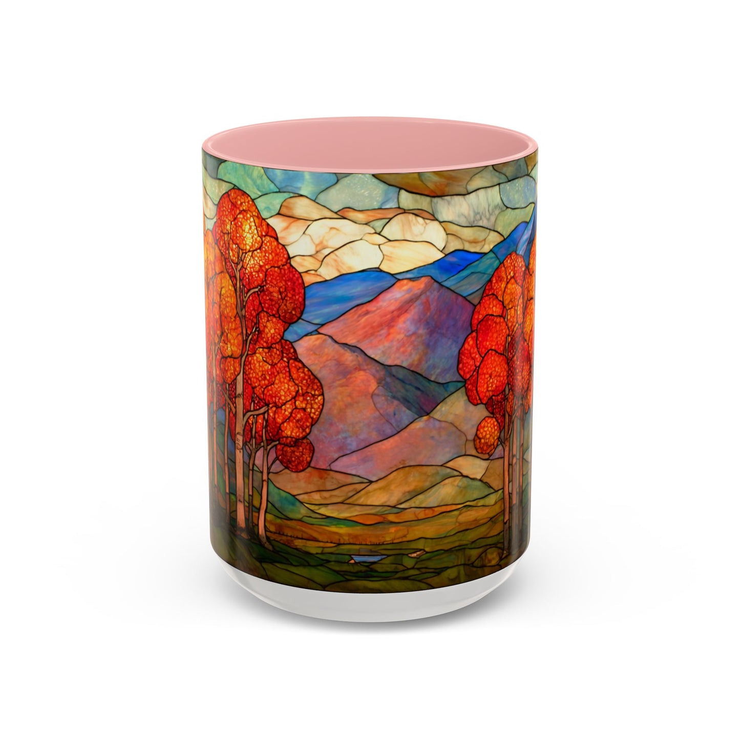 Autumn Stained Glass Effect  Coffee Mug