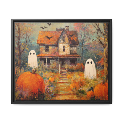 Autumn Ghost Framed Canvas Wall Art