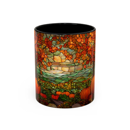 Fall Pumpkin Stained Glass