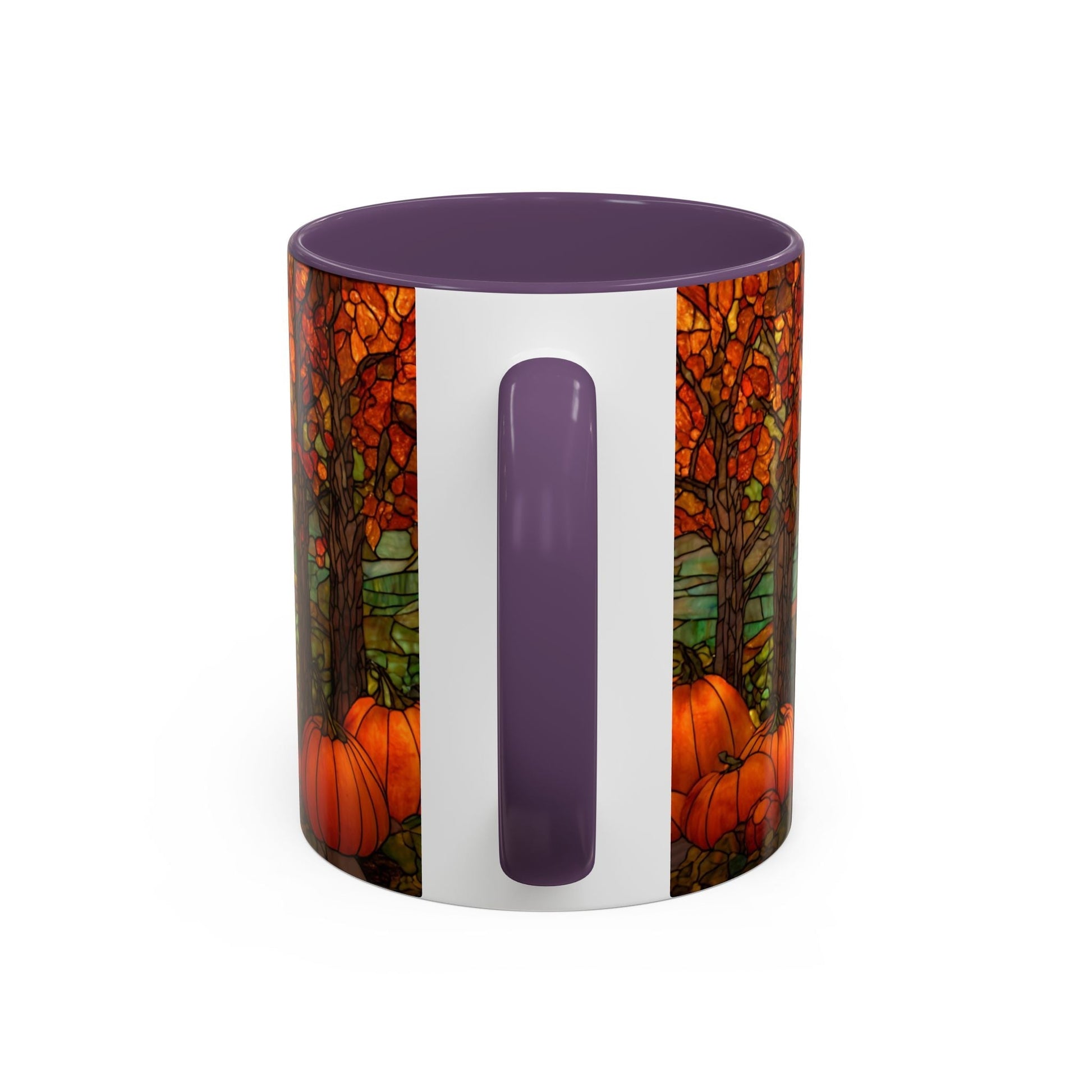 Fall Pumpkin Stained Glass