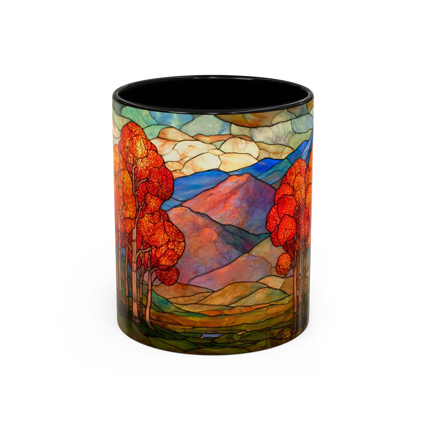 Autumn Stained Glass Effect  Coffee Mug