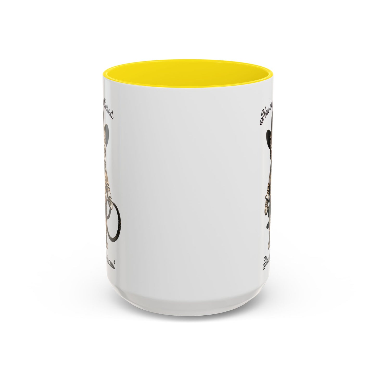 "You're Just Buttered Your Last Biscuit " Cowboy Kitty Mug